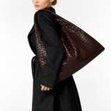 Tote en Cuir Vegan Tissé de Luxe – Sac Élégant Quotidien
