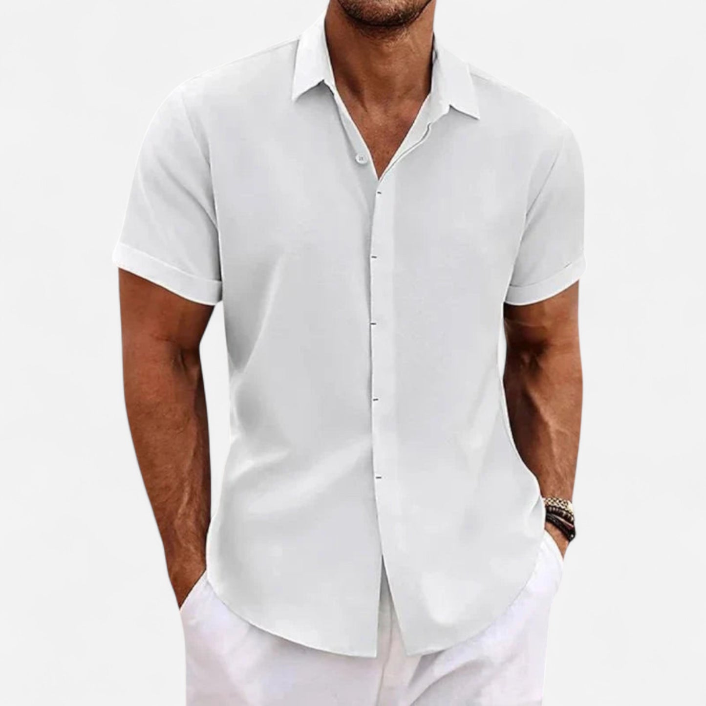 Jack Washington - Chemise Belmont pour Hommes, Élégante et Confortable