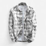 Abdiel Chemise à Manches Longues en Plaid pour Hommes - Élégance et Confort