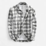 Abdiel Chemise à Manches Longues en Plaid pour Hommes - Élégance et Confort