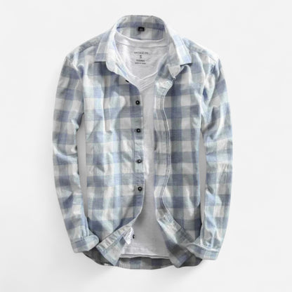 Abdiel Chemise à Manches Longues en Plaid pour Hommes - Élégance et Confort