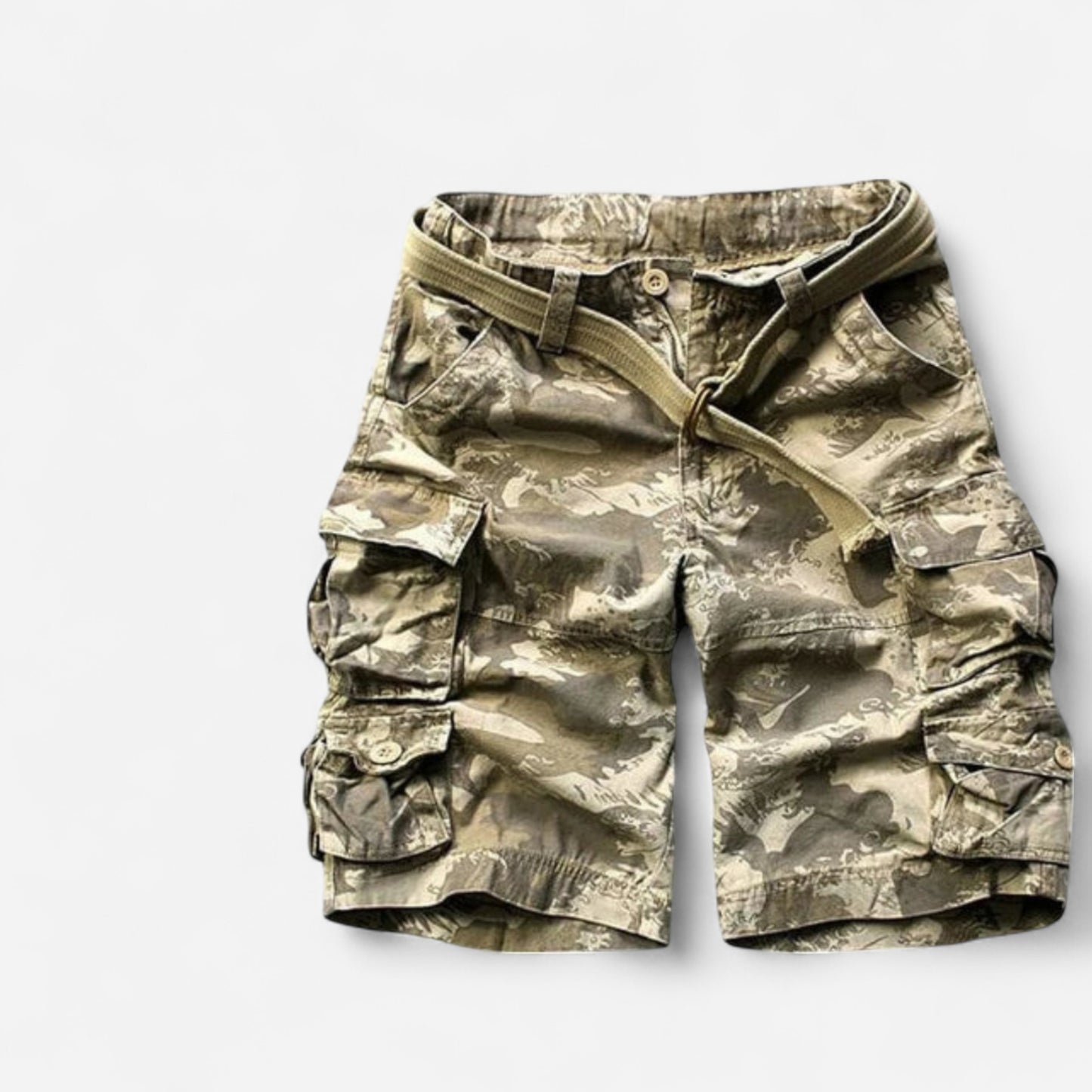 Richard - Shorts Camouflage Armée pour Hommes, Confort et Style