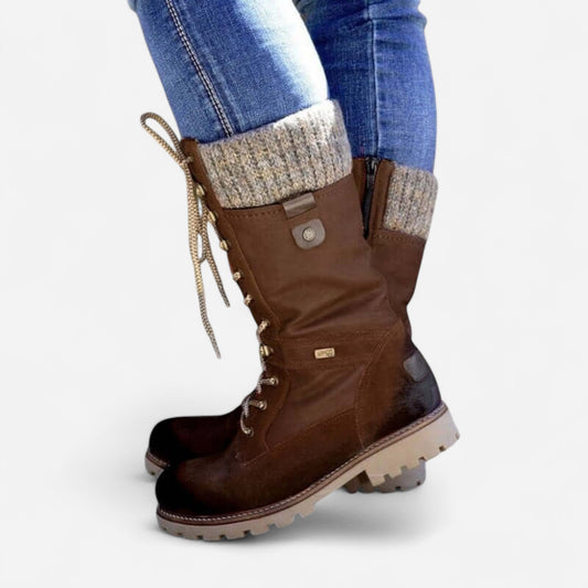 Bottes d'hiver imperméables et antidérapantes pour femmes - Confort et style
