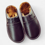 Pantoufles en cuir imperméables - Confort et élégance durable