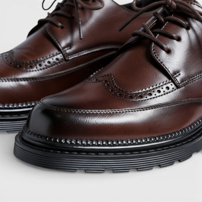 Calhan Leather Derby - Élégance et Confort en Cuir Authentique