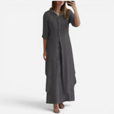 Ensemble coordonné femme : chemise et pantalon long pour tous les jours