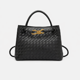 Sac Cabas Tissé en Cuir Vegan Doux – Élégance Quotidienne