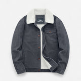 Veste en velours côtelé pour homme - Douillette et durable, style classique