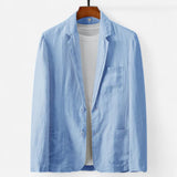 Hollis Blazer en Coton Vintage-Wash - Élégance et Confort