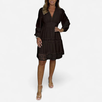 Anya - Robe en dentelle vintage élégante pour femmes