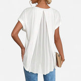 Estella - T-shirt unisexe à manches courtes en patchwork élégant