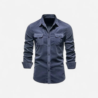 Chemise en velours côtelé décontractée - Élégance et confort au quotidien