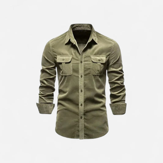 Chemise en velours côtelé décontractée - Élégance et confort au quotidien