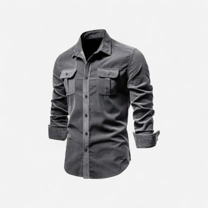 Chemise en velours côtelé décontractée - Élégance et confort au quotidien