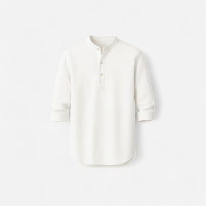 T-shirt à manches longues Casual Henry - Confort et style intemporel