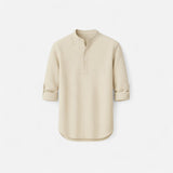 T-shirt à manches longues Casual Henry - Confort et style intemporel