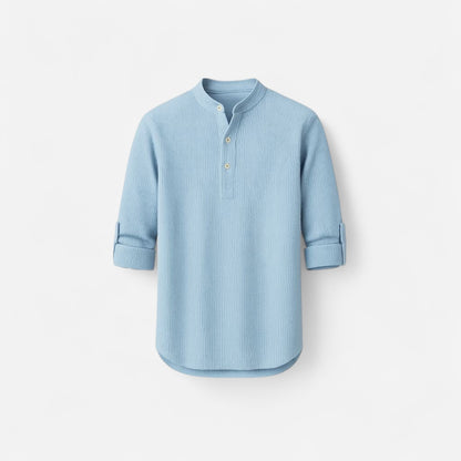 T-shirt à manches longues Casual Henry - Confort et style intemporel