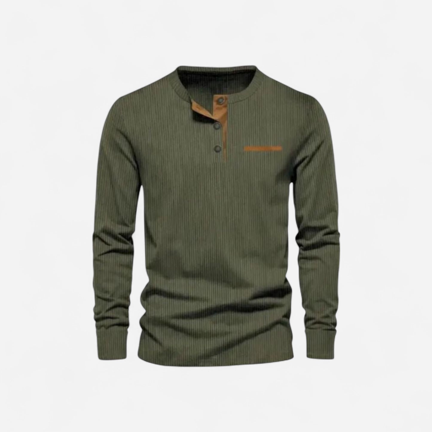 T-shirt à manches longues en velours côtelé - Élégance et confort
