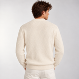 Pull en maille diamant pour homme - Jumper classique et élégant