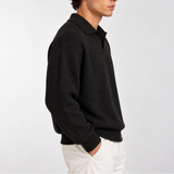 Pull Polo Tricoté pour Homme – Sweat à Col Long Élégant