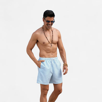 Jeremy - Short de Plage Rayé pour Homme | Élégance et Confort