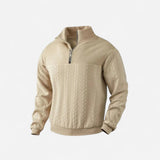Essential Henry Quarter Zip Pullover - Confort et Élégance