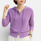Alina Loft - Sweat à Capuche Tricoté Élégant et Confortable
