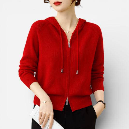 Alina Loft - Sweat à Capuche Tricoté Élégant et Confortable