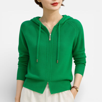 Alina Loft - Sweat à Capuche Tricoté Élégant et Confortable