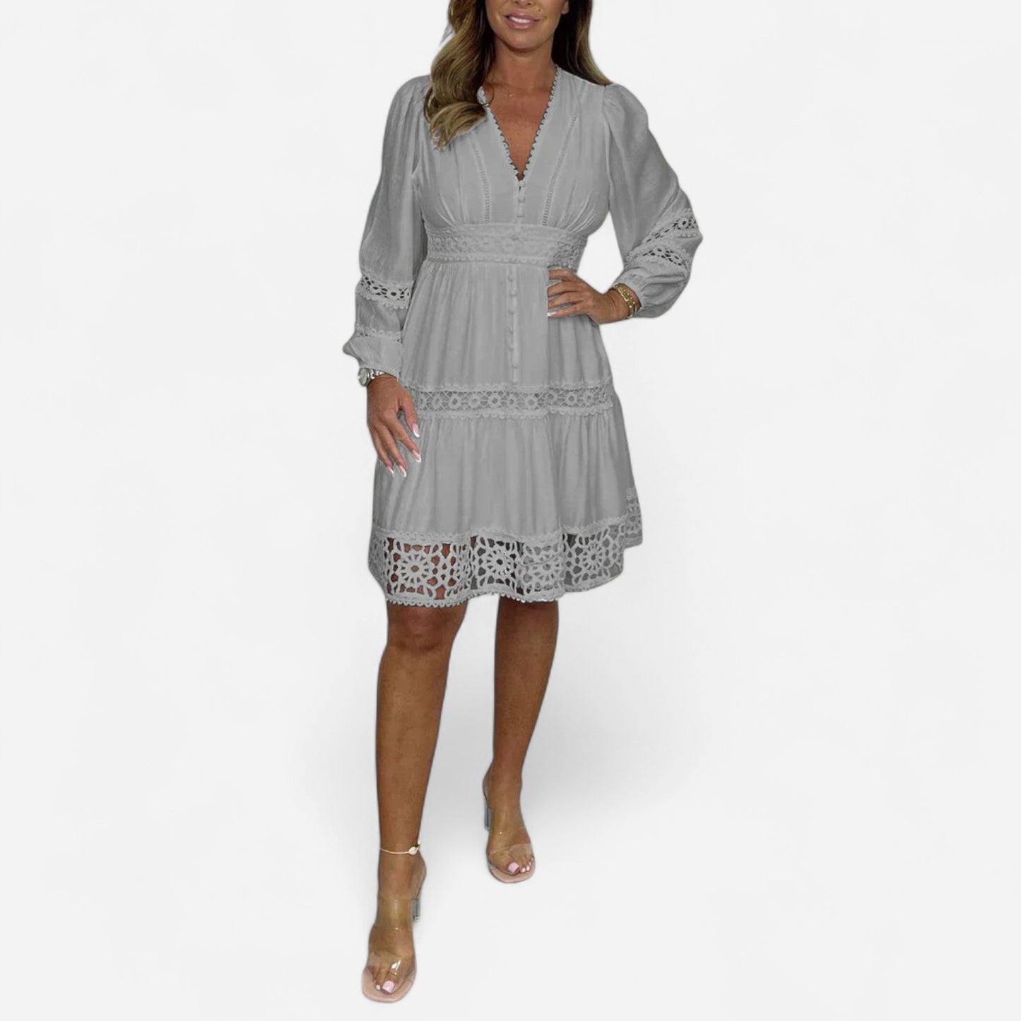 Anya - Robe en dentelle vintage élégante pour femmes