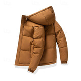 Veste d'hiver matelassée pour hommes avec capuche - Élégance et confort