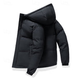 Veste d'hiver matelassée pour hommes avec capuche - Élégance et confort