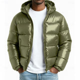 Veste Puffer Homme d'Hiver avec Capuche - Confort et Style
