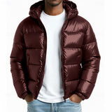 Veste Puffer Homme d'Hiver avec Capuche - Confort et Style
