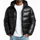 Veste Puffer Homme d'Hiver avec Capuche - Confort et Style