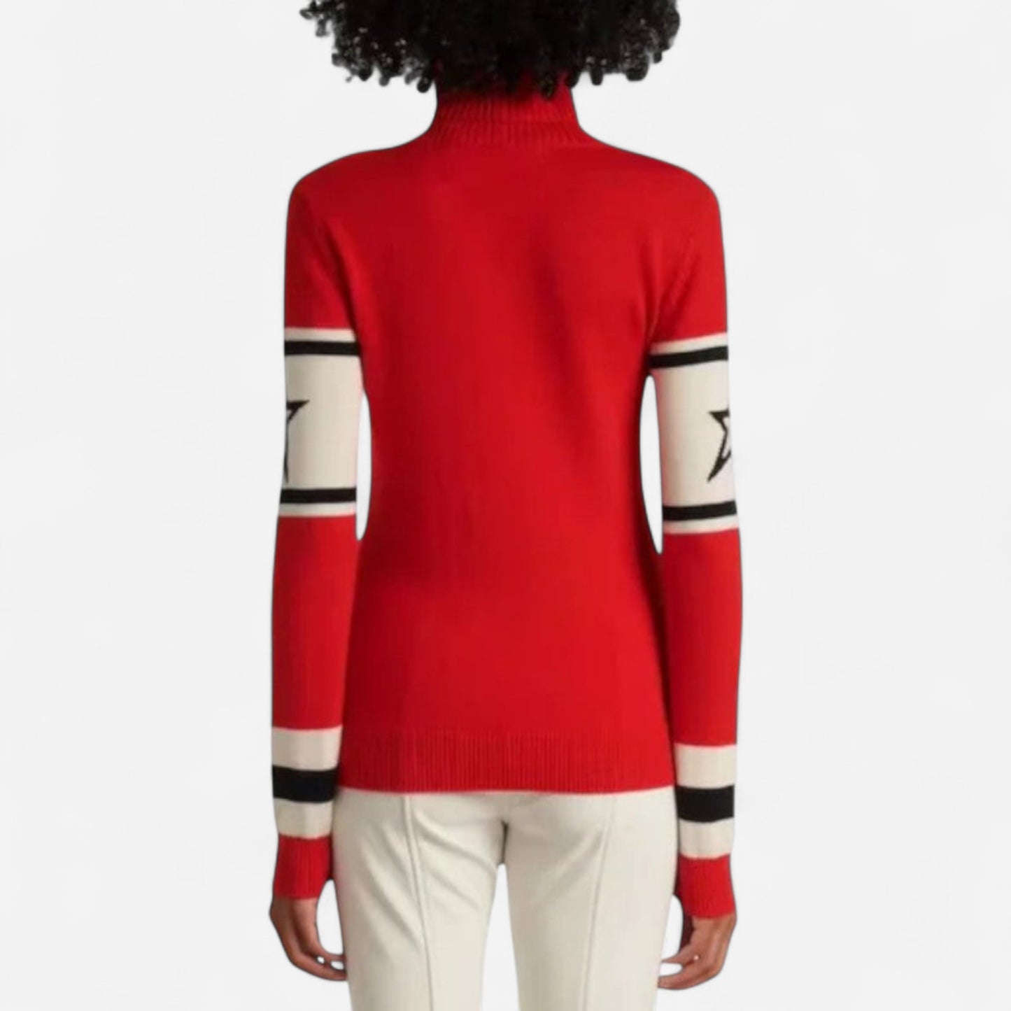 Pull en laine mérinos pour femmes - Turtleneck après-ski élégant