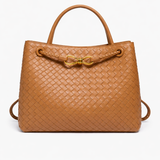 Sac Cabas Tissé en Cuir Vegan Doux – Élégance Quotidienne