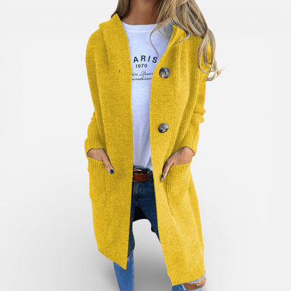 Monica - Cardigan Long et Élégant pour Femmes, Chic et Confortable