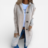 Monica - Cardigan Long et Élégant pour Femmes, Chic et Confortable