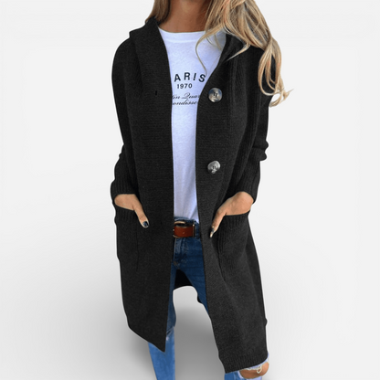 Monica - Cardigan Long et Élégant pour Femmes, Chic et Confortable