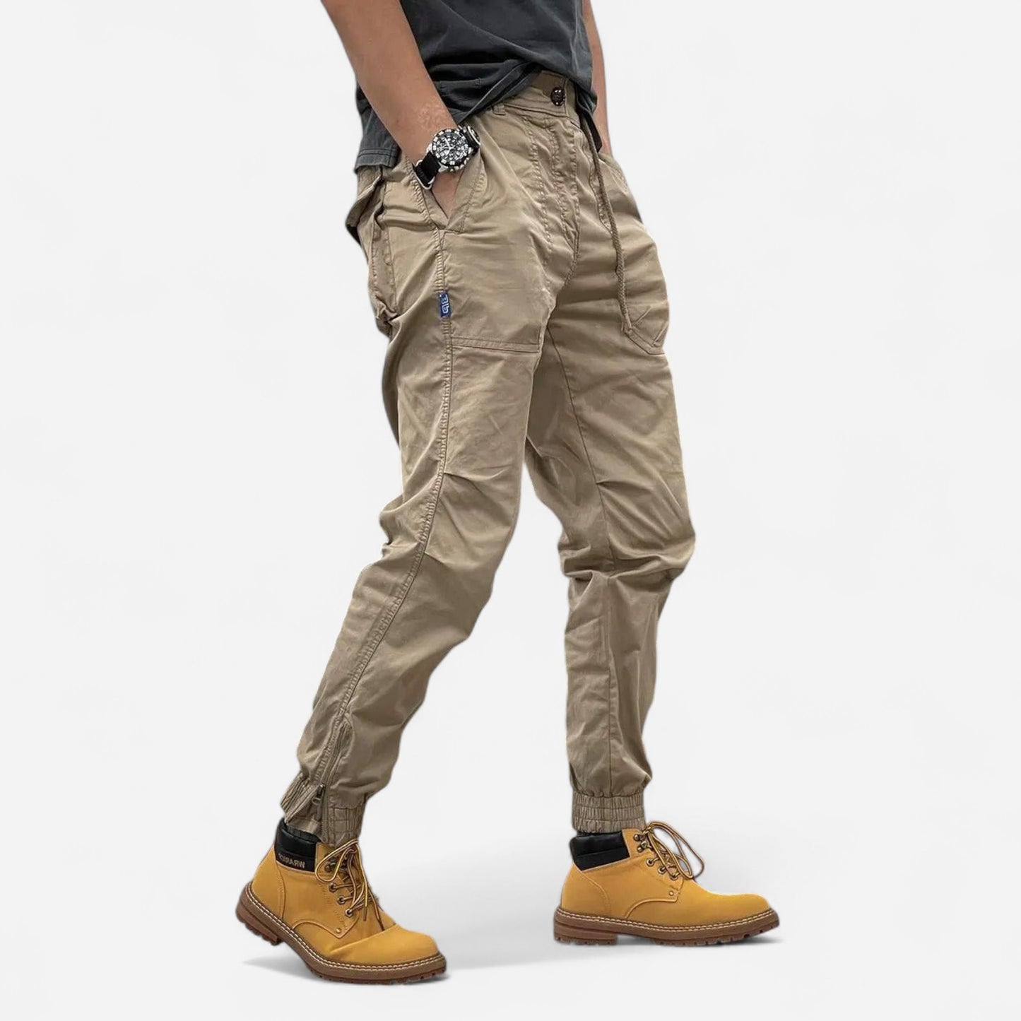 Marco - Pantalon Cargo Extensible avec Poches Pratiques et Élégantes