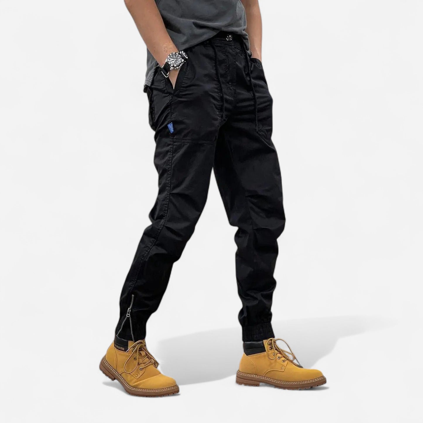 Marco - Pantalon Cargo Extensible avec Poches Pratiques et Élégantes