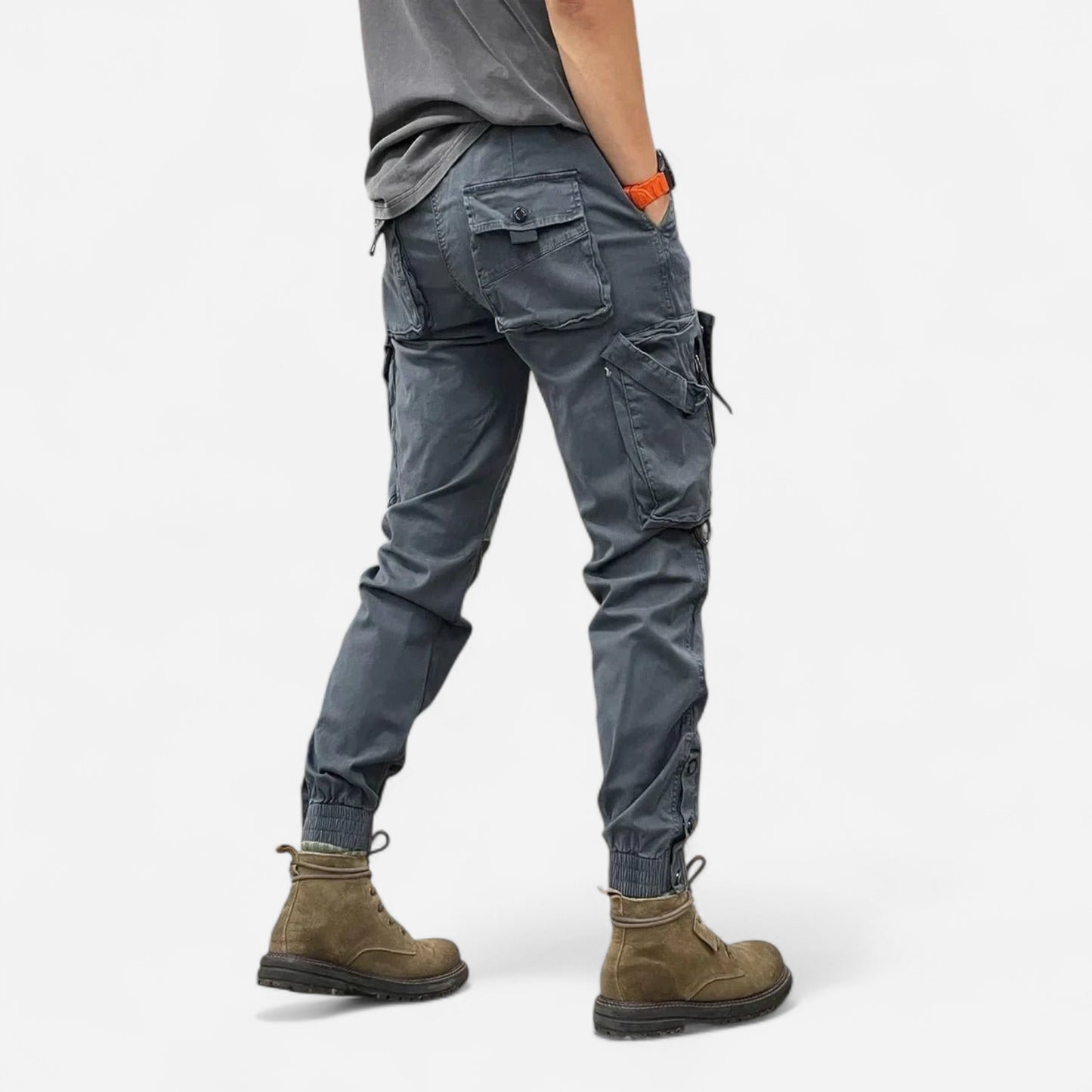 Marco - Pantalon Cargo Extensible avec Poches Pratiques et Élégantes