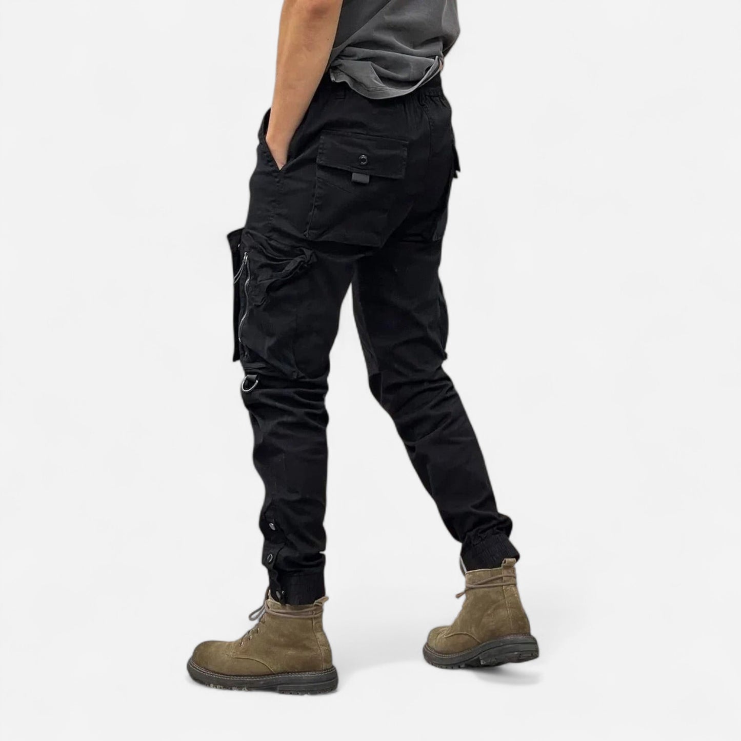 Marco - Pantalon Cargo Extensible avec Poches Pratiques et Élégantes
