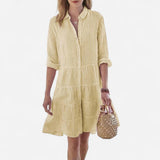 Anna – Robe d'été rayée élégante et confortable pour femme