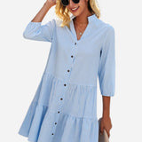 Elaine - Robe Midi Flottante pour un Style Éblouissant