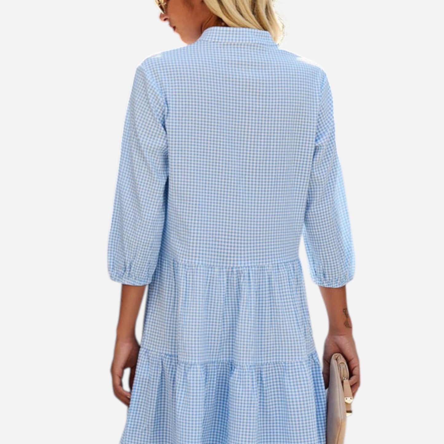 Elaine - Robe Midi Flottante pour un Style Éblouissant