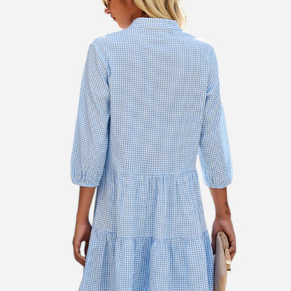Elaine - Robe Midi Flottante pour un Style Éblouissant