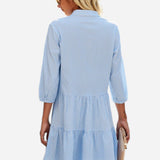 Elaine - Robe Midi Flottante pour un Style Éblouissant