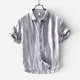 Chemise en lin pour hommes Pacific - Élégance et confort intemporel